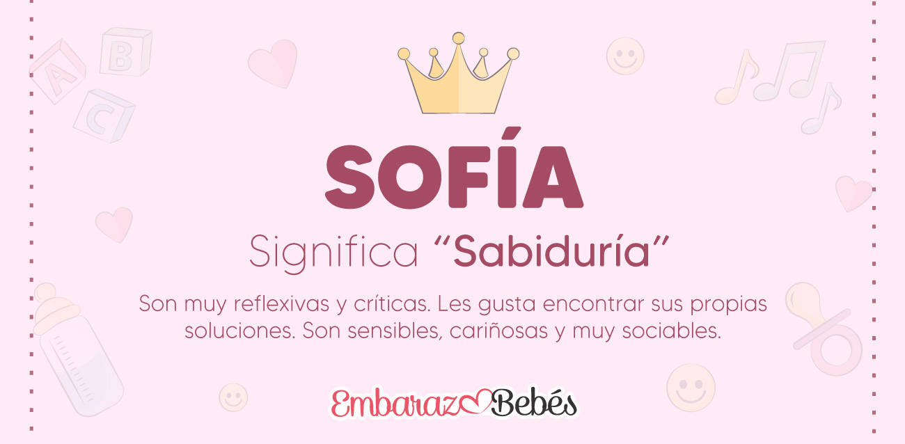 SOFIA (nombre) » Origen, significado y personalidad